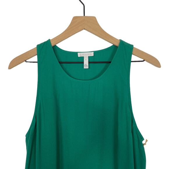 NEW Leith Tank Top Tunic Racerback Tunic Green Womens Size‎ Large - Picture 5 of 8